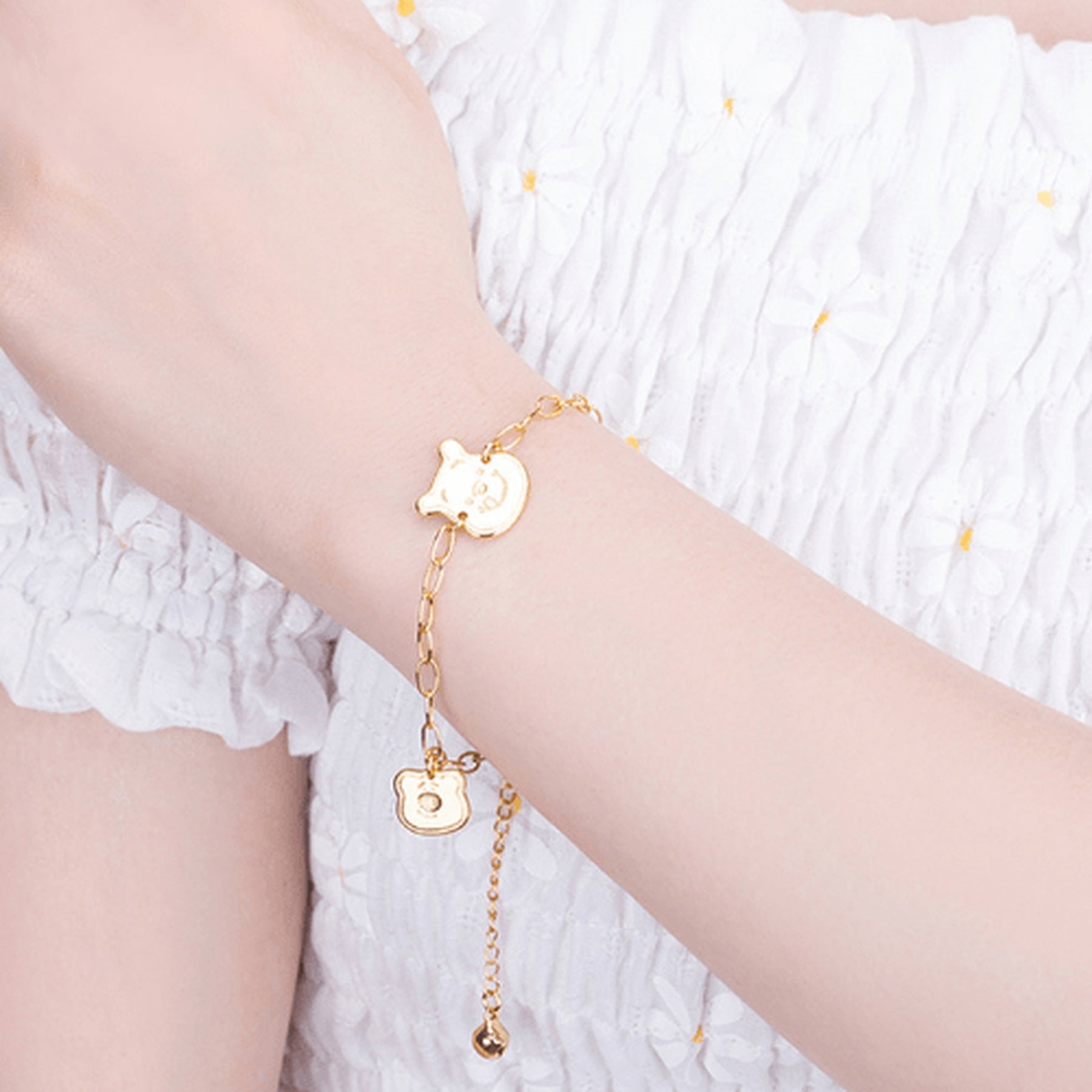 Pulseira Luxo Doçura do Ursinho Pooh 🍯