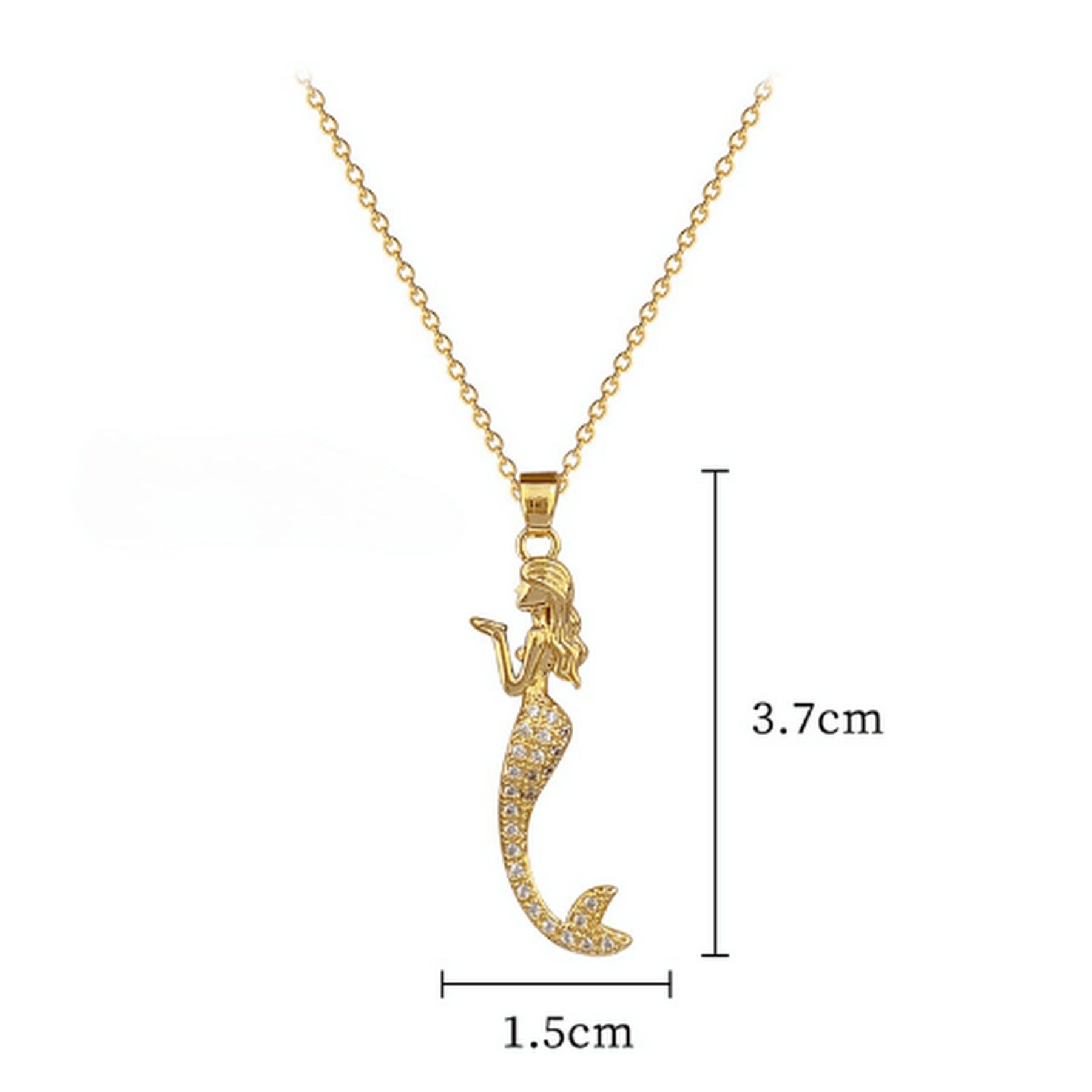 Colar Luxo da Pequena Sereia - Princesa Ariel
