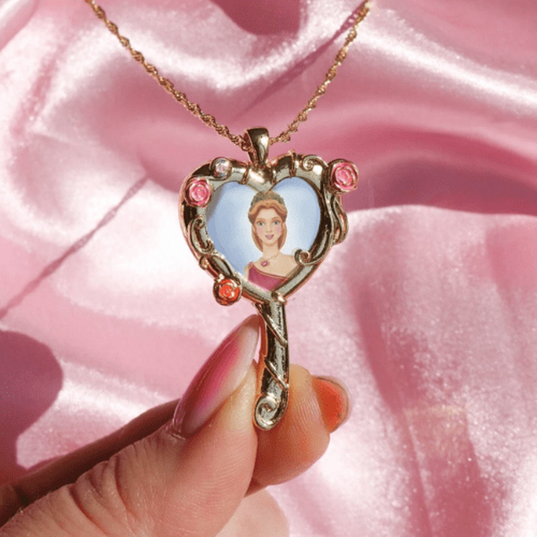 Colar Espelho Mágico - Barbie e o Castelo de Diamante