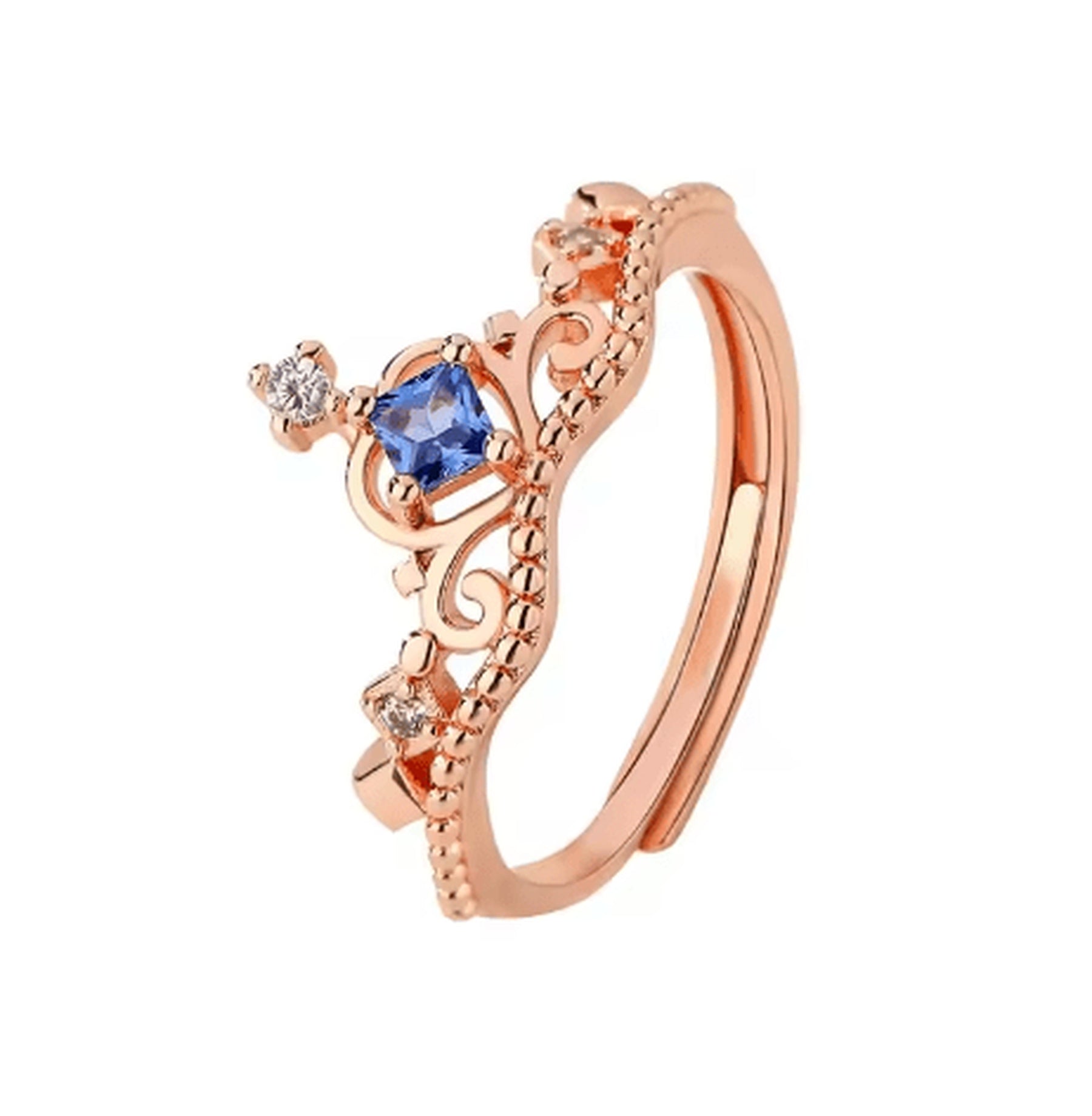Anel Feminino Princesas da Disney Banhado a Ouro