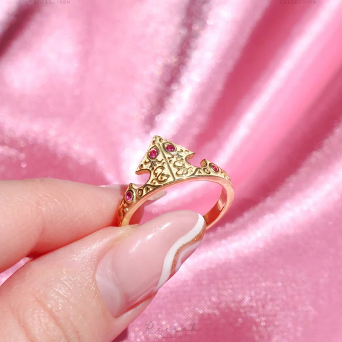 Anel Luxo Coroa da Bela Adormecida - Um sonho mágico 💖