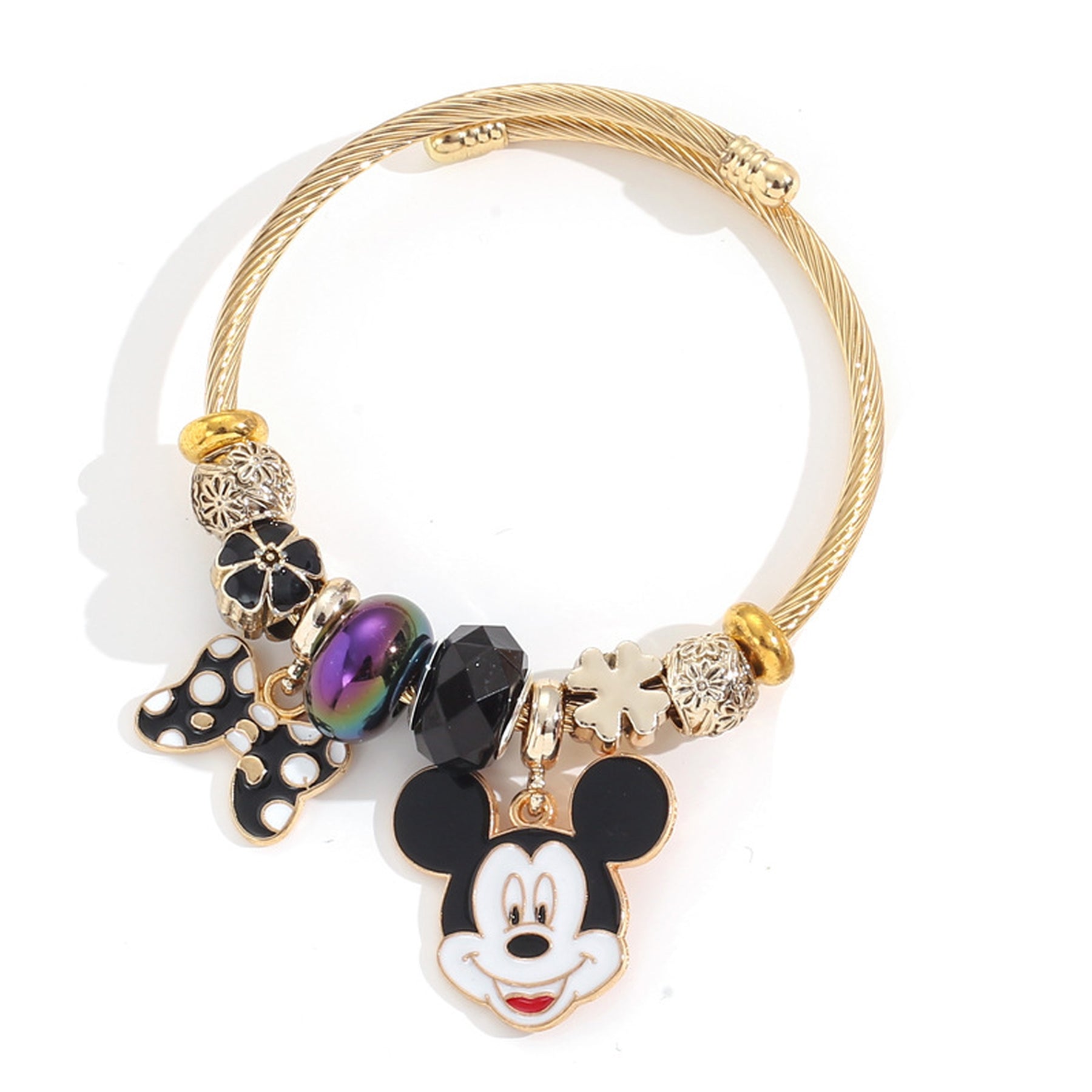 Bracelete Luxo Encantado Mickey & Minnie 🎀❤️