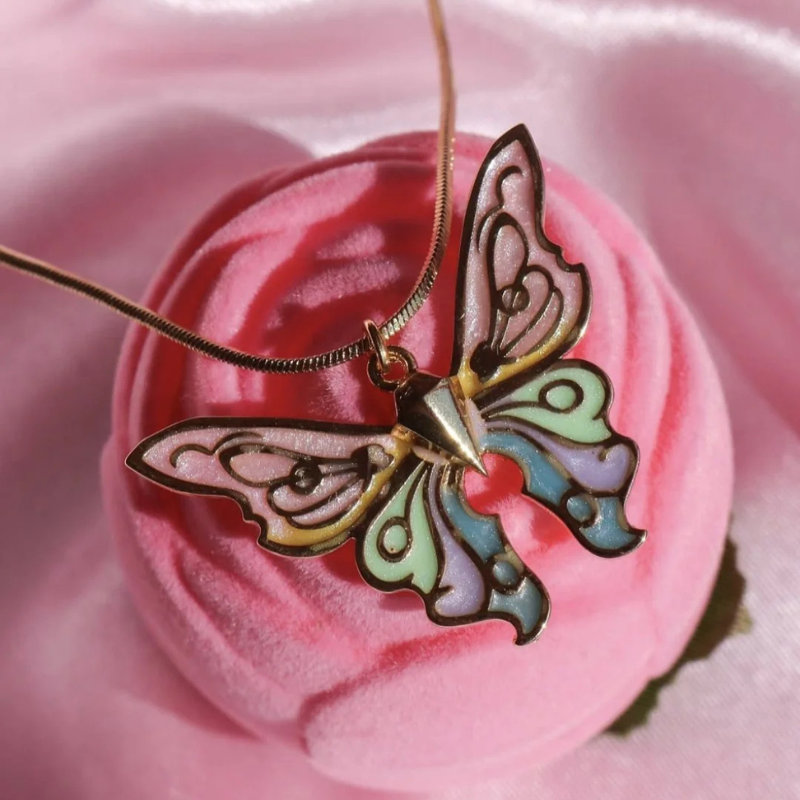 Colar Luxo Borboleta Encantada - Barbie Fairytopia