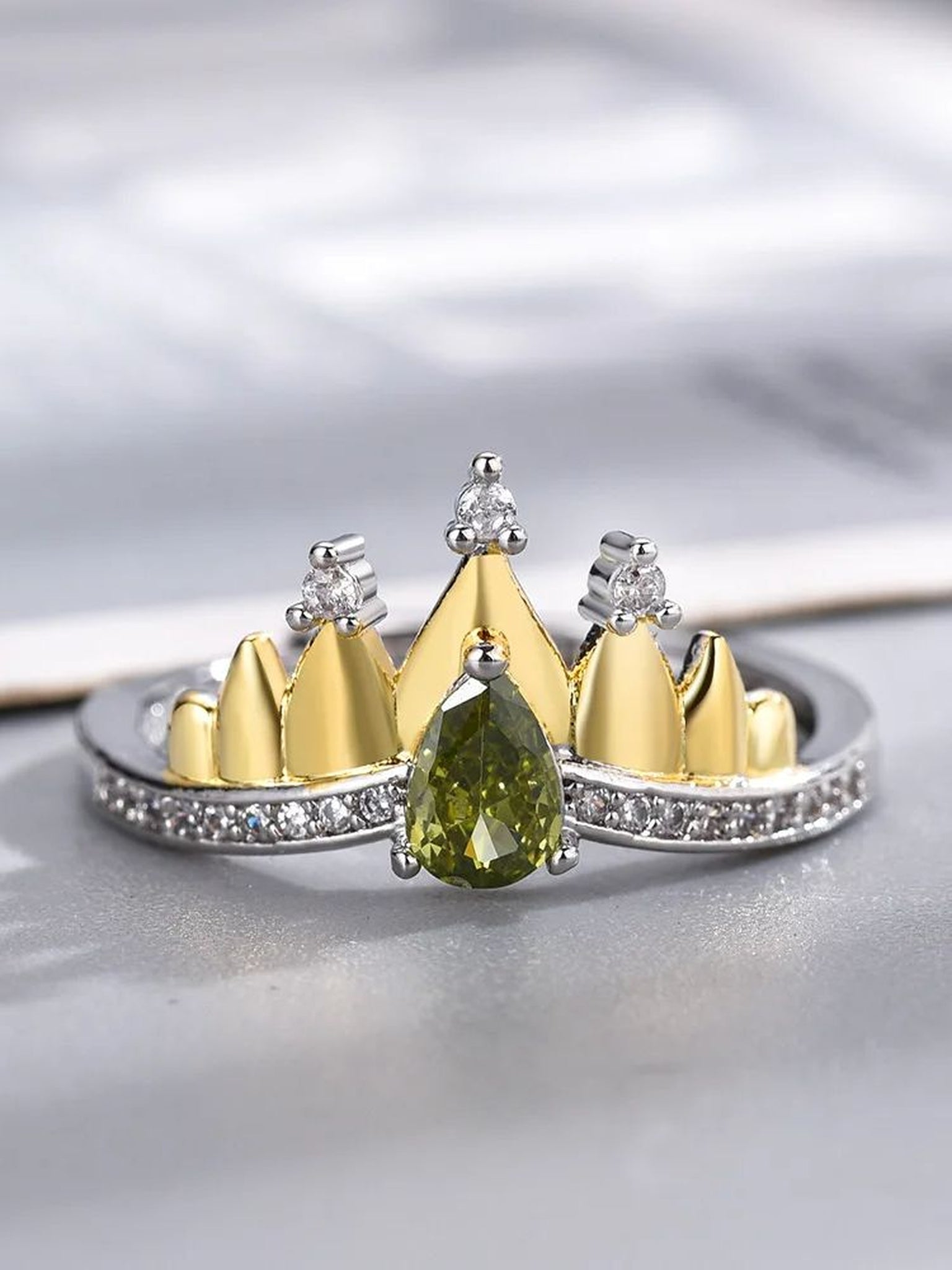 Anel Luxo Princesa Tiana - A Princesa & O Sapo