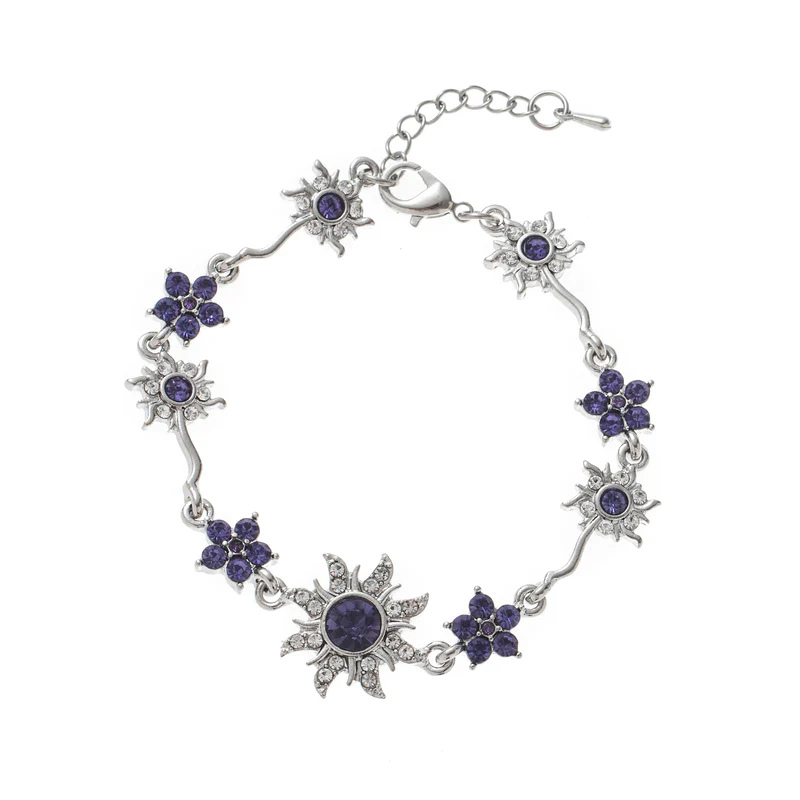 Colar & Pulseira Luxo Sol da Rapunzel Enrolados