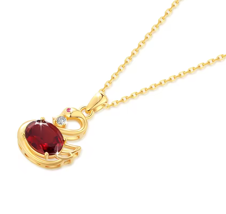 Colar Luxo Barbie: Lago dos Cisnes - Ouro 24K