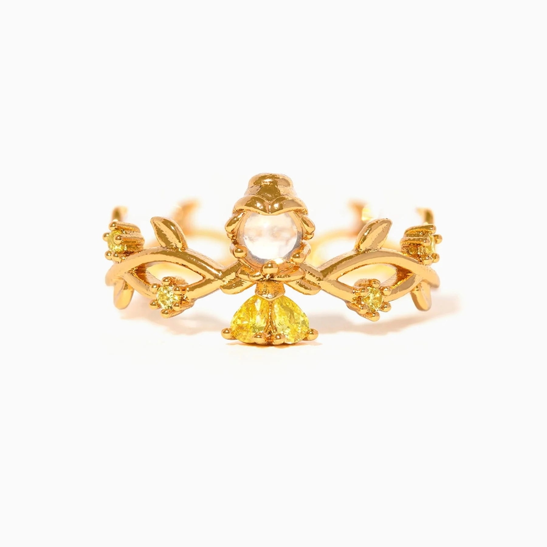 Anéis Reais Disney – Encanto Dourado das Princesas