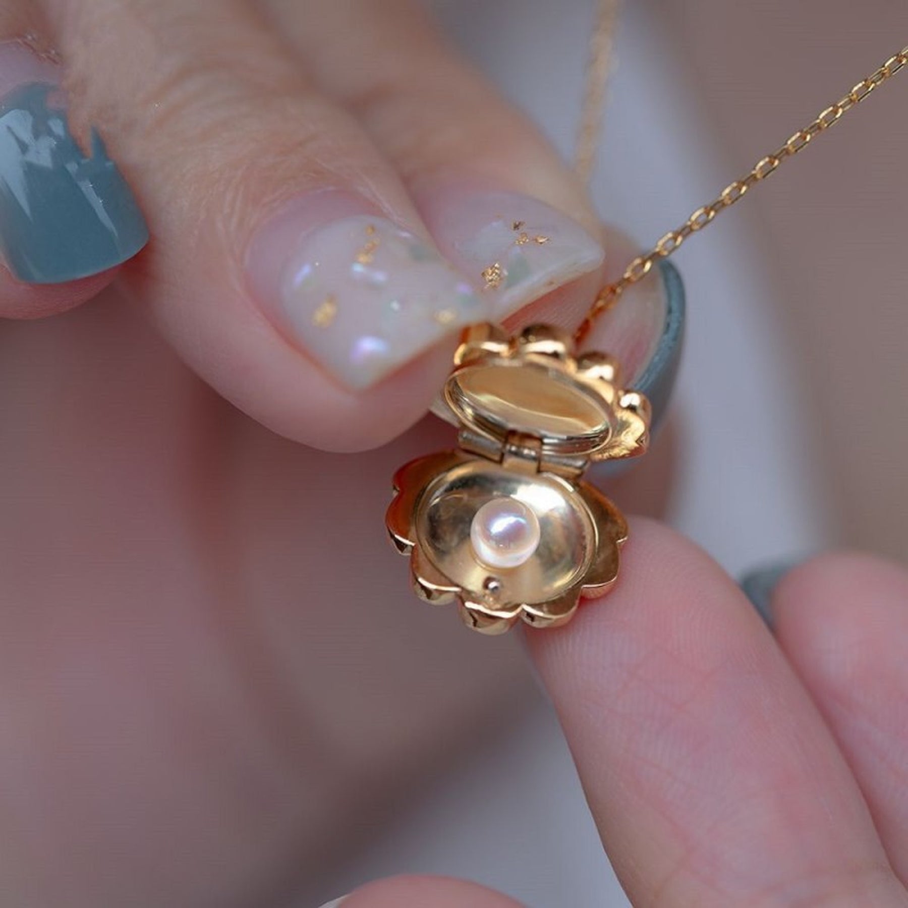 Colar Pérola Encantada - Concha Mágica da Pequena Sereia 🧜🏻♀️✨