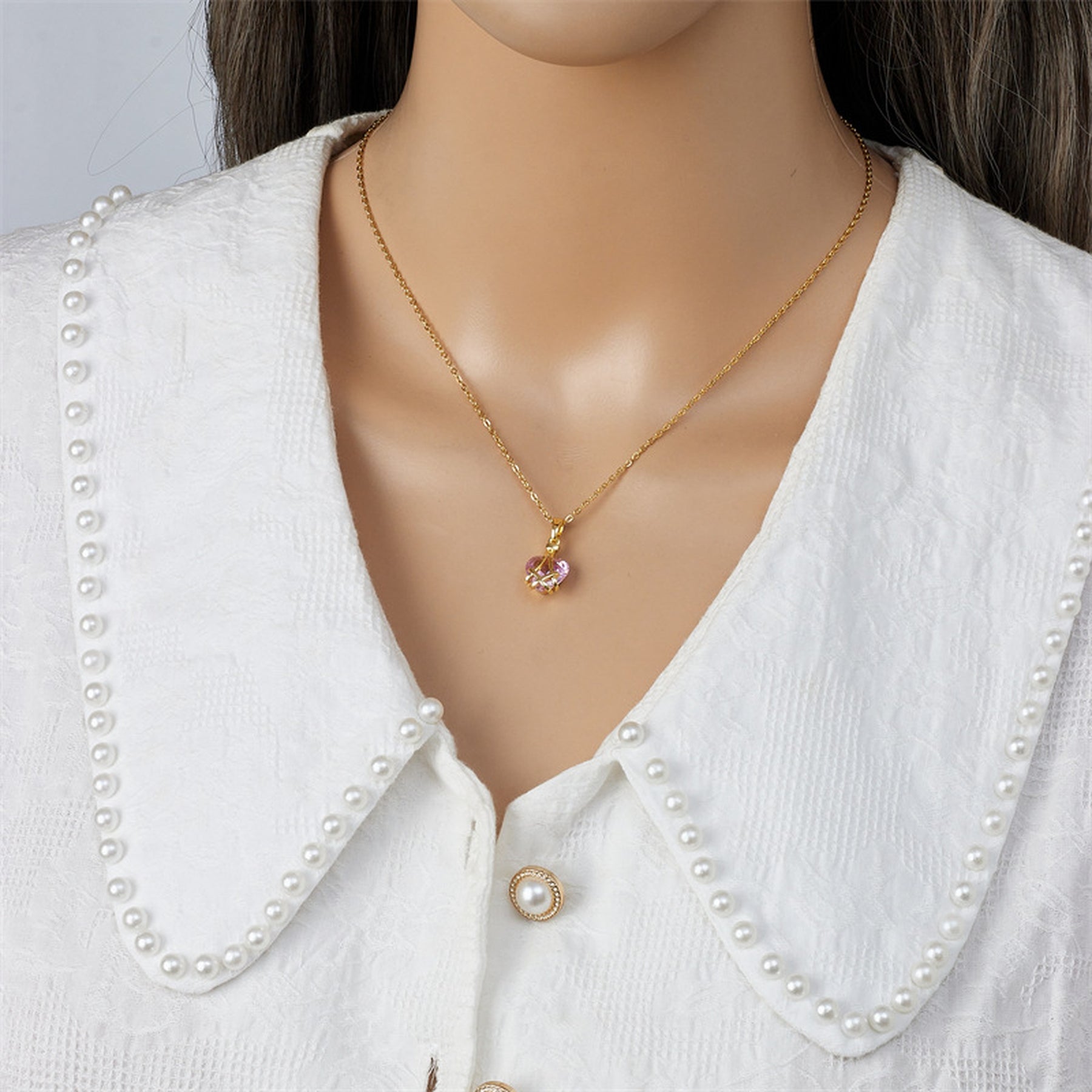 Colar Coração Luxo - Barbie e o Castelo de Diamante
