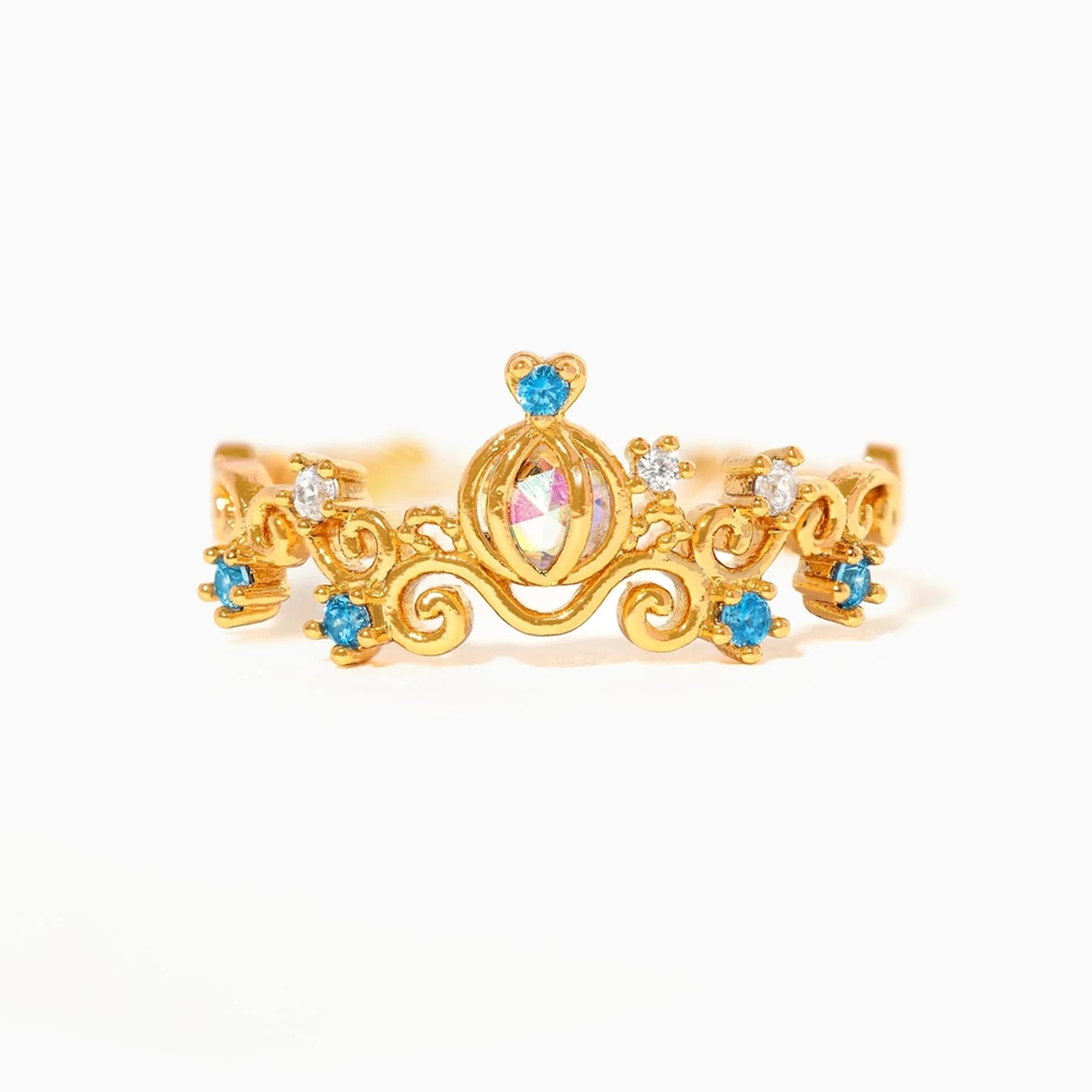 Anéis Reais Disney – Encanto Dourado das Princesas
