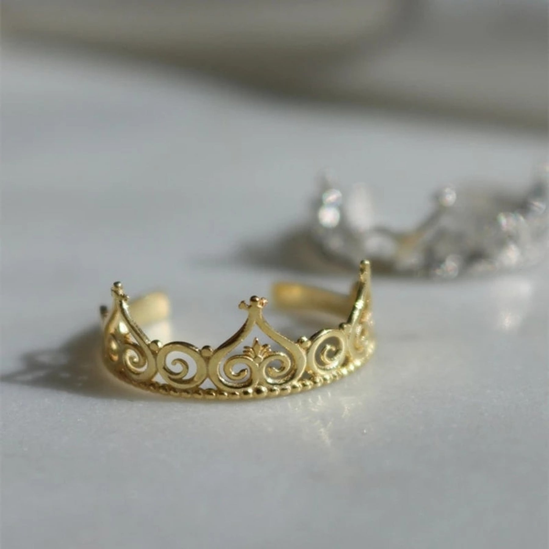 Anel Coroa Luxo - Barbie a Princesa e a Plebeia
