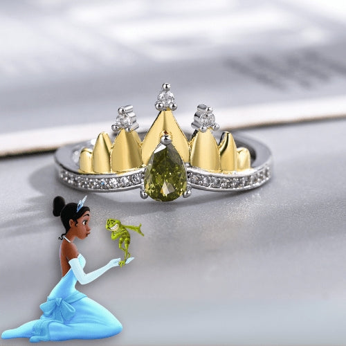 Anel Luxo Princesa Tiana - A Princesa & O Sapo