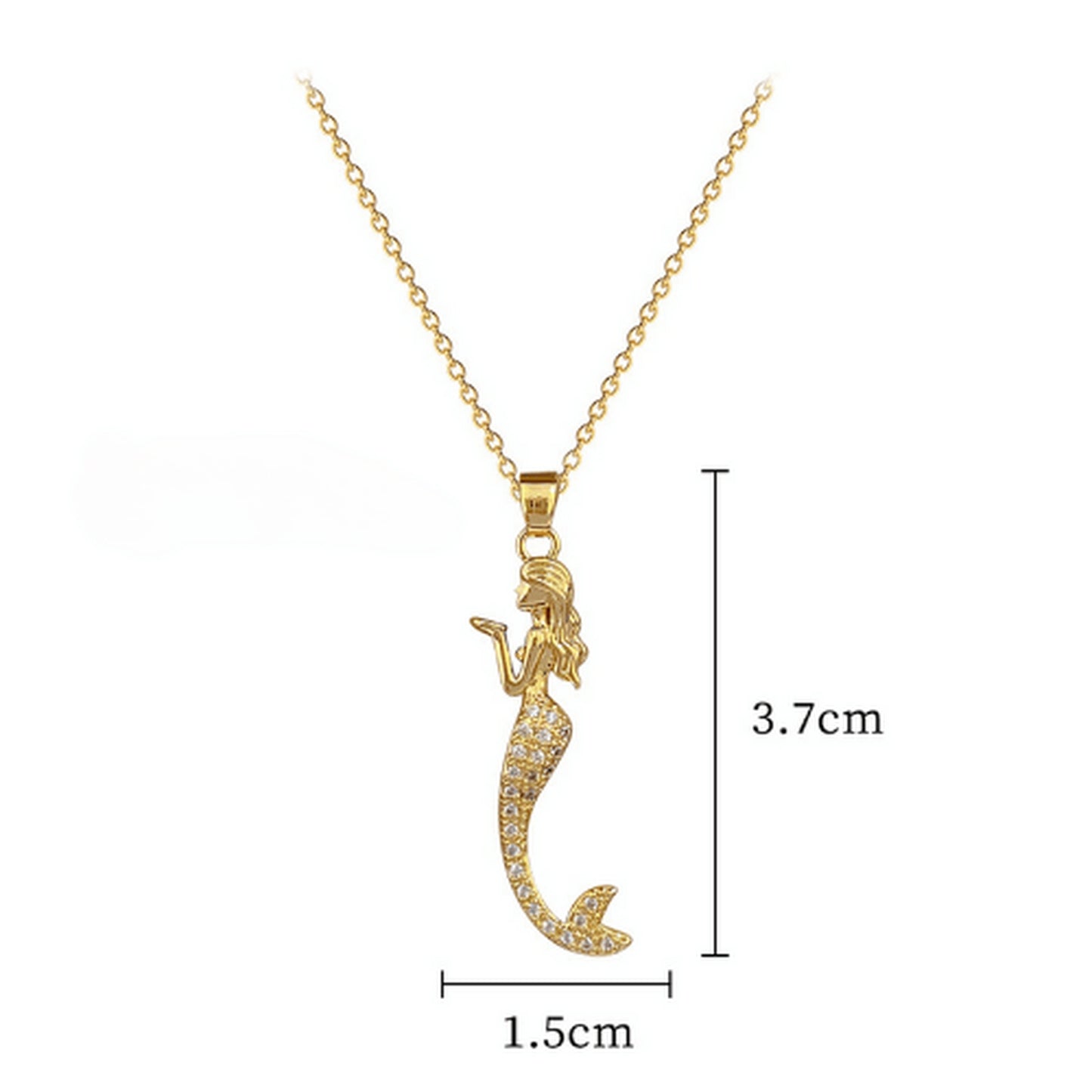 Colar Luxo da Pequena Sereia - Princesa Ariel