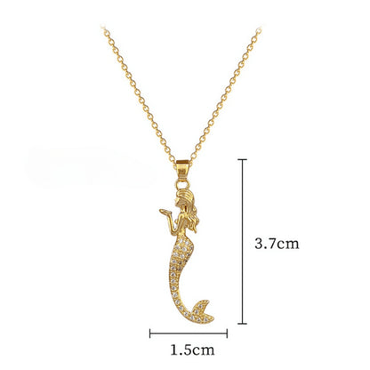Colar Luxo da Pequena Sereia - Princesa Ariel