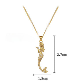 Colar Luxo da Pequena Sereia - Princesa Ariel