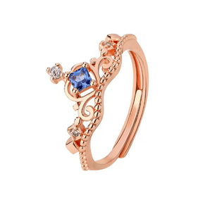 Anel Feminino Princesas da Disney Banhado a Ouro