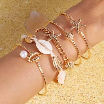 Conjunto Encanto do Oceano – Pulseiras da Pequena Sereia