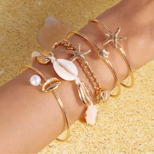 Conjunto Encanto do Oceano – Pulseiras da Pequena Sereia