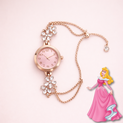 Relógio Luxo Princesa Aurora - A Bela Adormecida
