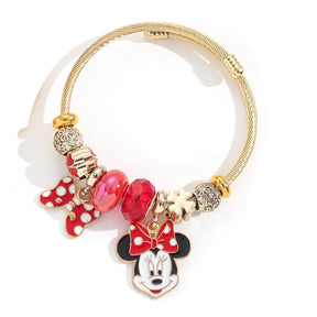 Bracelete Luxo Encantado Mickey & Minnie 🎀❤️