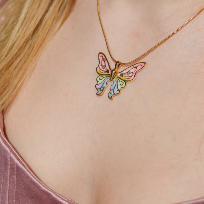 Colar Luxo Borboleta Encantada - Barbie Fairytopia