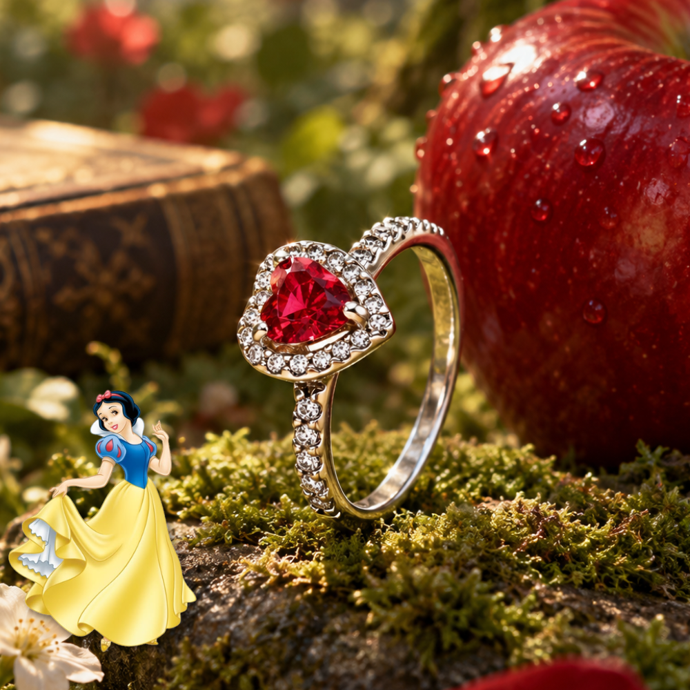 Anéis Corações Encantados – A Magia das Princesas Disney