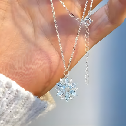 Colar Luxo Elsa Frozen - A Rainha do Gelo