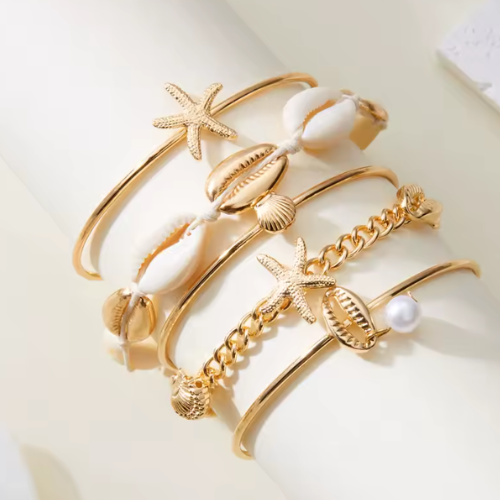 Conjunto Encanto do Oceano – Pulseiras da Pequena Sereia