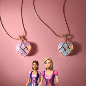 Colar Luxo Barbie e o Castelo de Diamante - Coração Encantado