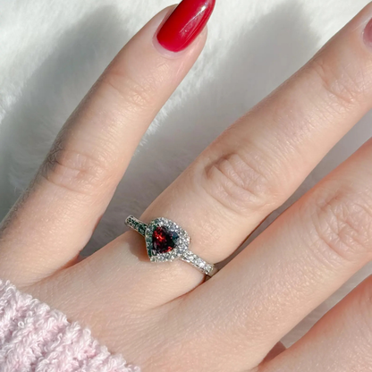 Anel & Pulseira Luxo o Coração e a Espada - Branca de Neve e o Caçador ❤️🗡️