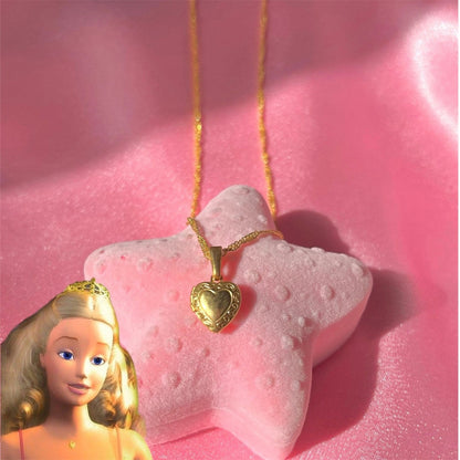 Colar Coração da Clara - Barbie: O Quebra Nozes