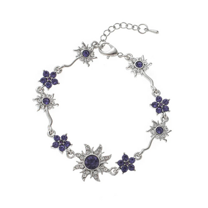 Colar & Pulseira Luxo Sol da Rapunzel Enrolados