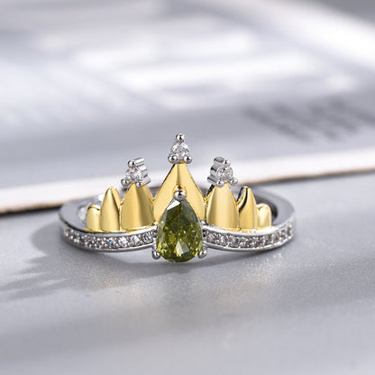Anel Luxo Princesa Tiana - A Princesa & O Sapo