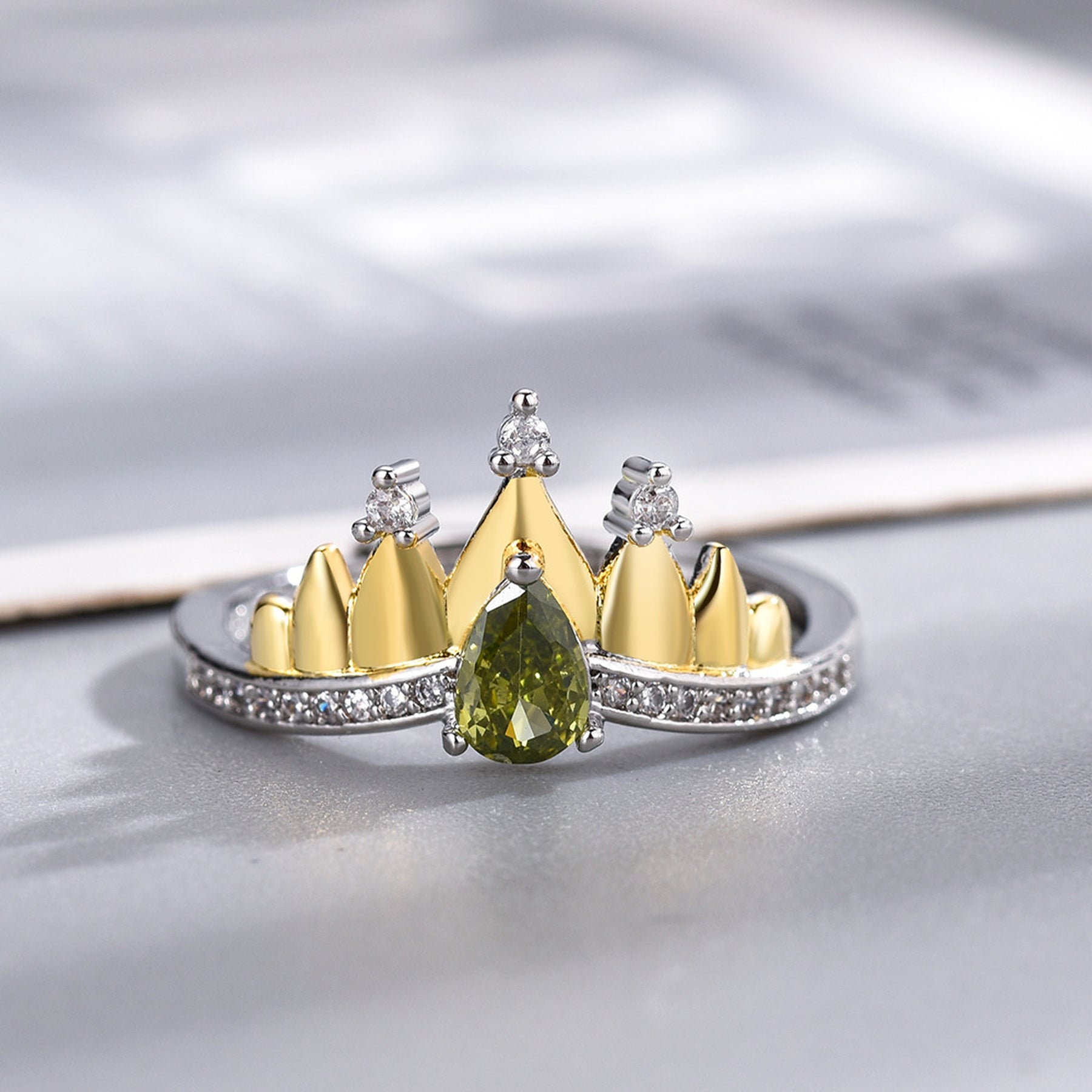 Anel Luxo Princesa Tiana - A Princesa & O Sapo