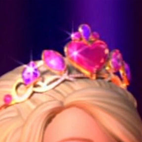 Anel Luxo Coroa Barbie Escola de Princesas