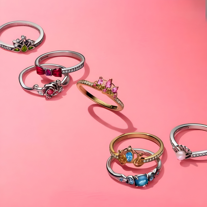 Anéis Encanto Eterno – Princesas Disney Luxo