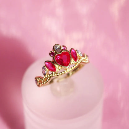 Anel Luxo Coroa Barbie Escola de Princesas