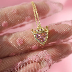 Colar Coroa da Bela Adormecida - O Sonho da Realeza 👑✨