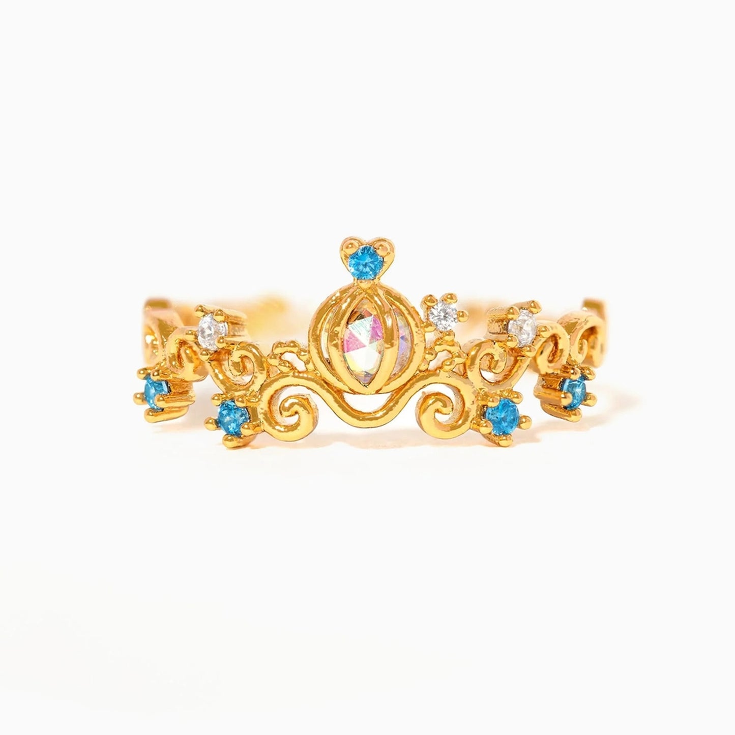 Anéis Reais Disney – Encanto Dourado das Princesas
