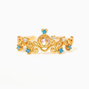 Anéis Reais Disney – Encanto Dourado das Princesas