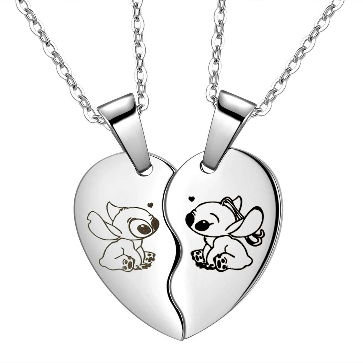 Colar Luxo Lilo & Stich - Amor Encantado 💖🌺