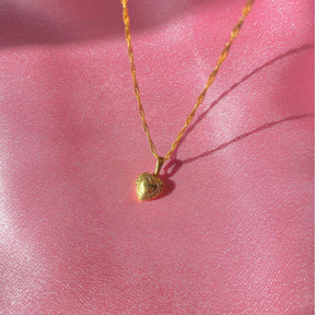 Colar Luxo Feminino Coração da Barbie