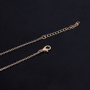 Colar Luxo Feminino Rosa - Bela e a Fera